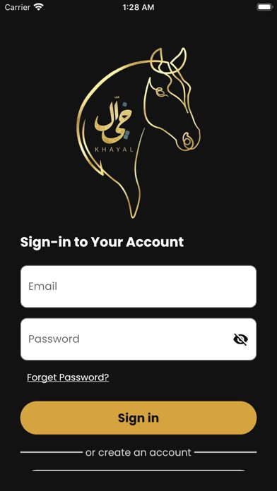 Khayal Horses app, horse profile
